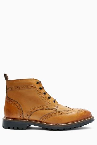 Brogue Cleated Boot